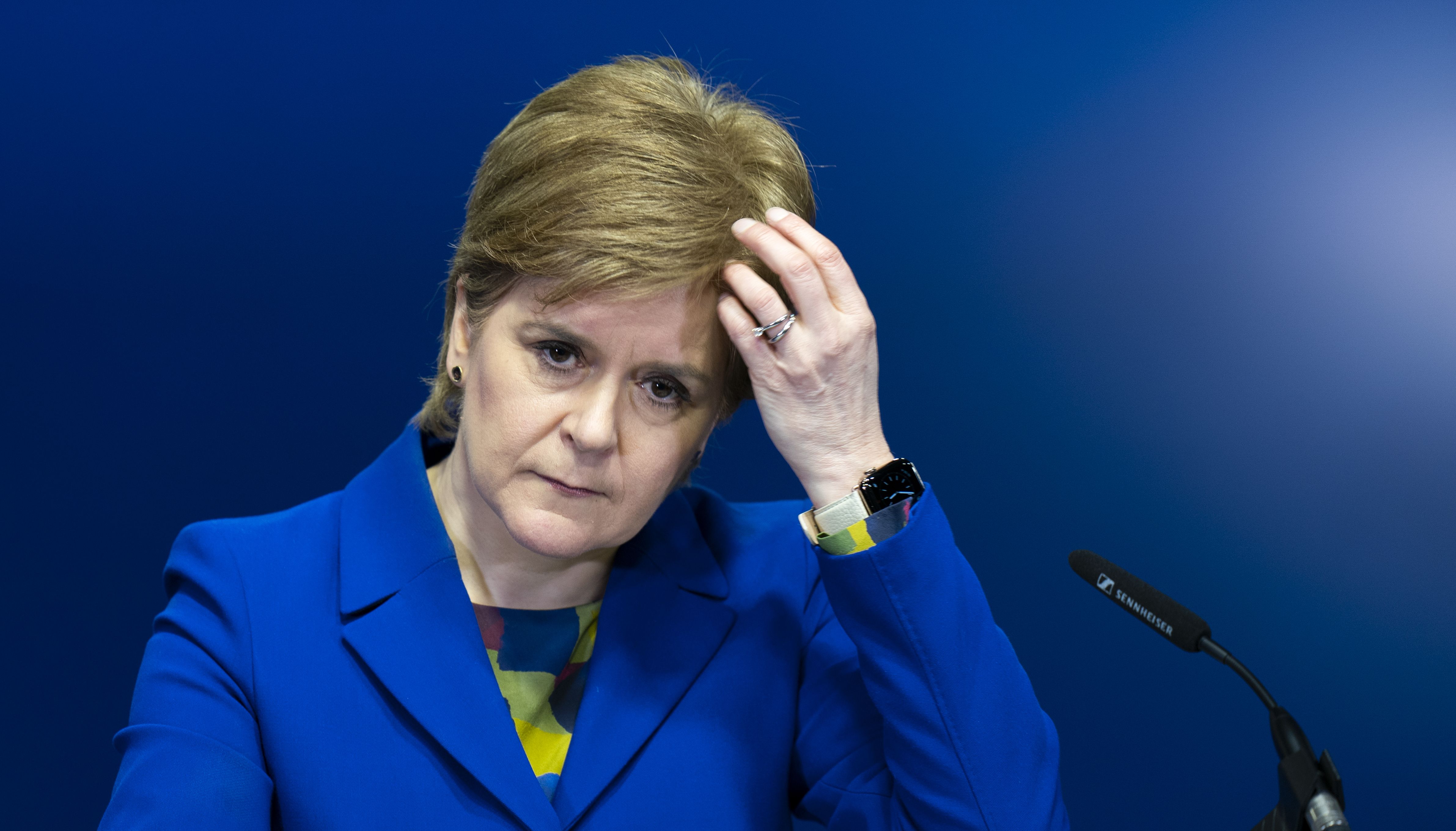 First Minister of Scotland Nicola Sturgeon answers questions on Scottish Government issues, during a press conference at St Andrews House, Edinburgh. Picture date: Monday February 6, 2023.