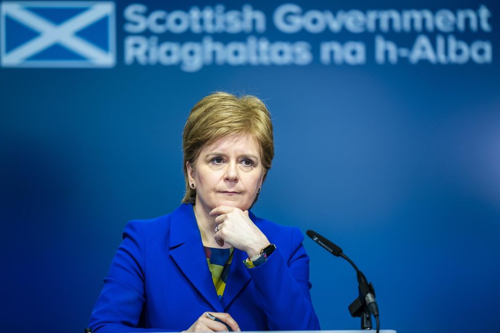 First Minister of Scotland Nicola Sturgeon answers questions on Scottish Government issues, during a press conference at St Andrews House, Edinburgh. Picture date: Monday February 6, 2023.