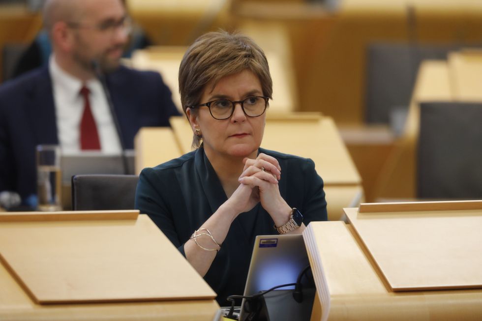 First Minister of Scotland Nicola Sturgeon during the debate for the Stage 3 Proceedings of the Gender Recognition Reform (Scotland) Bill.