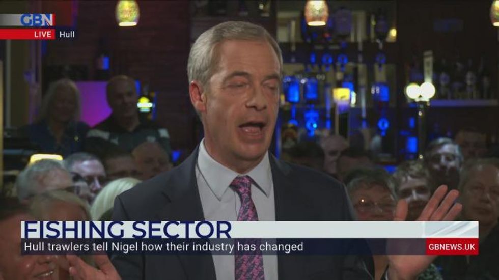 Ex-Hull fishermen tell Nigel Farage UK has 'never won an argument over fishing’ as pressure piles on Boris Johnson