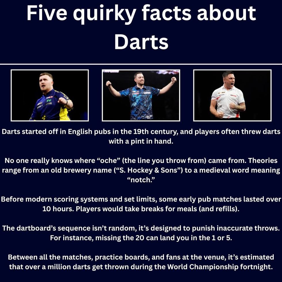 Five facts darts