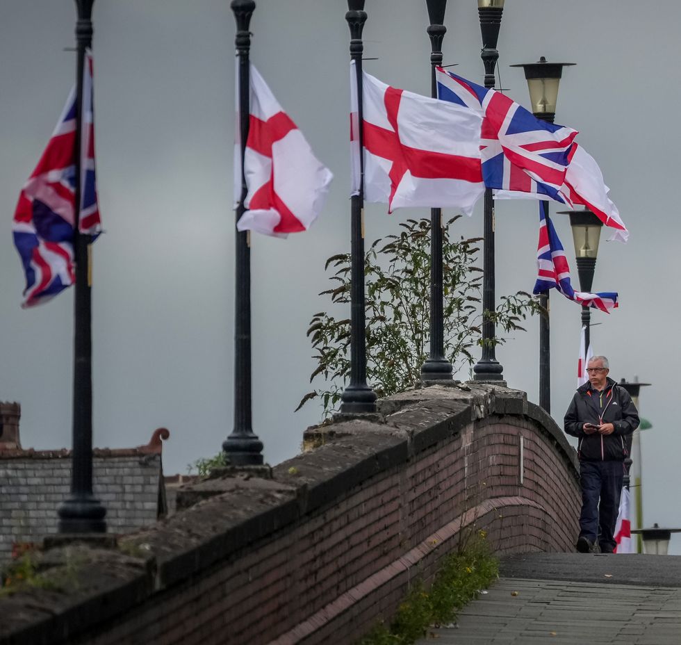 Vlajky létající ve Velké Británii