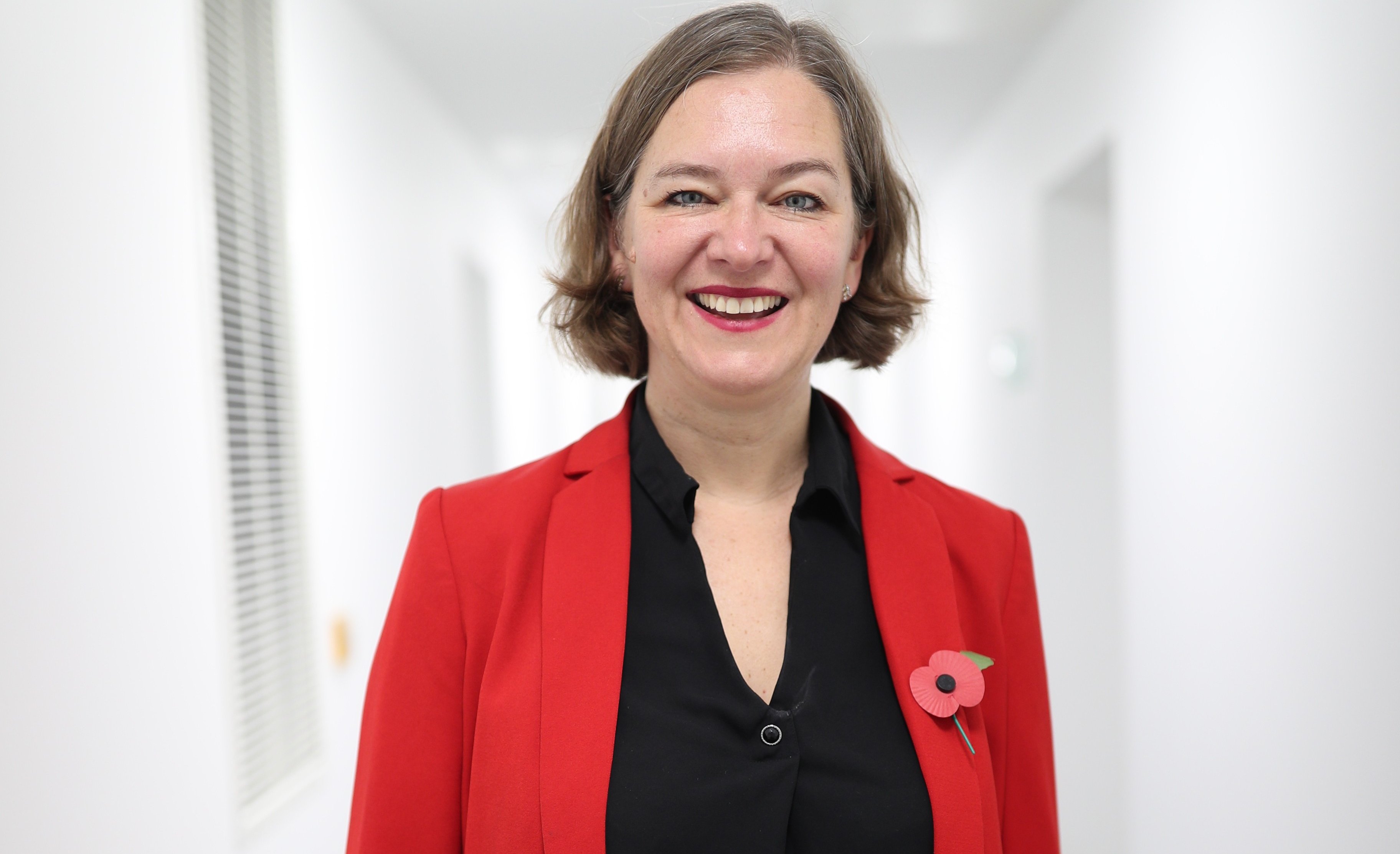 Fleur Anderson smiling