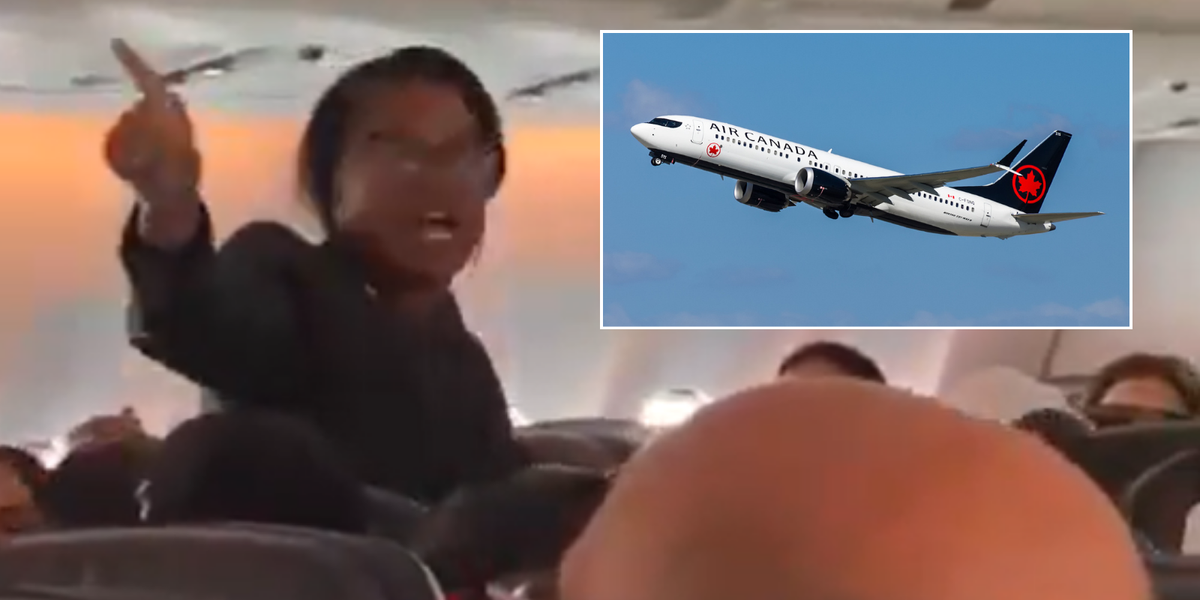 NextImg:Air Canada flight cancelled after stewardess goes into 'crazed meltdown' when passenger 'asked for blanket'
