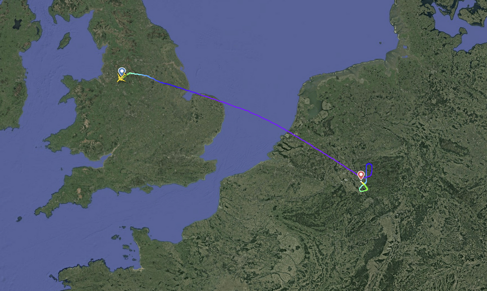Flightradar map