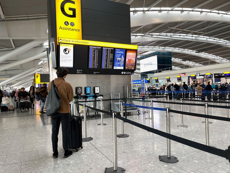 Flights have been cancelled at Heathrow Airport