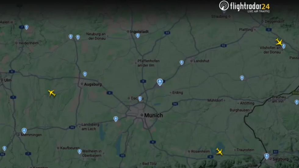Flights over Munich