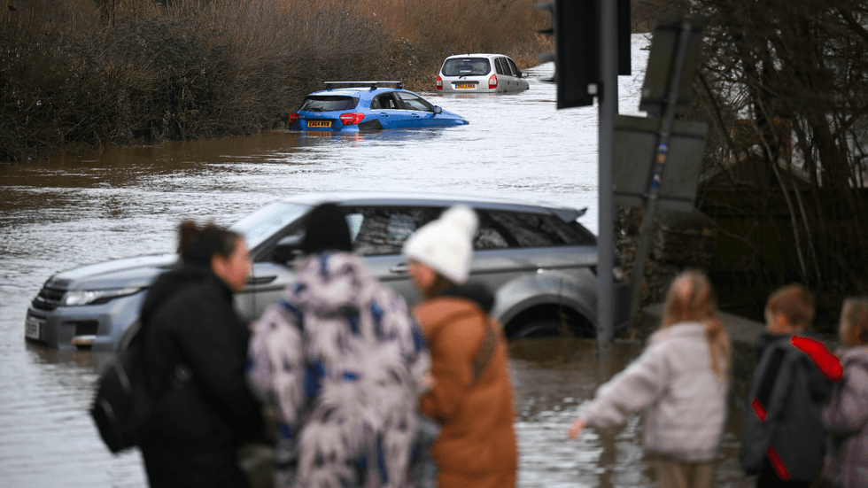 Flooding caused by Storm Chandra