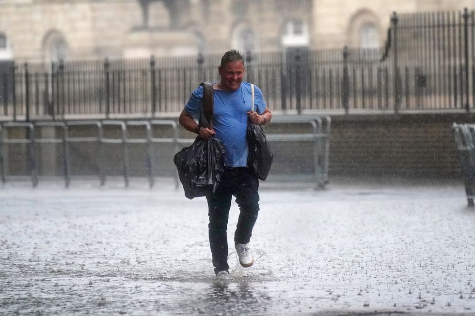 Flooding heavy rain Britain
