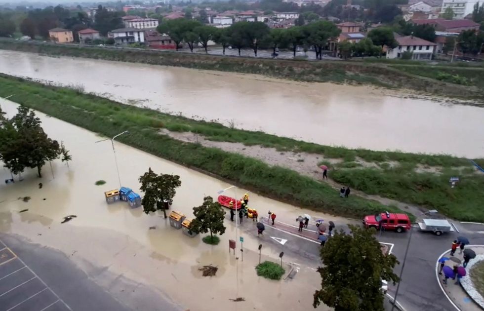 Flooding in Faenza