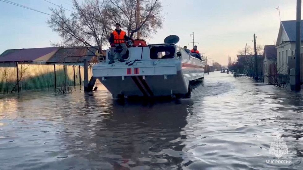 Flooding in Orenburg