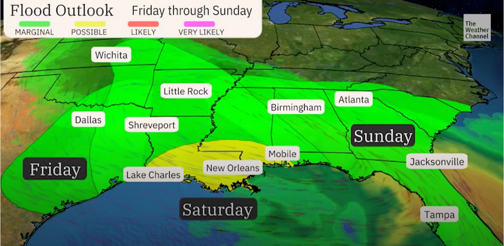 Flooding likely through the weekend