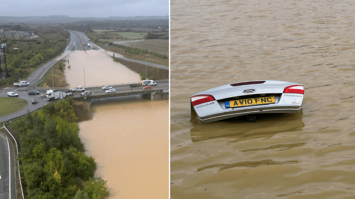Flooding on road