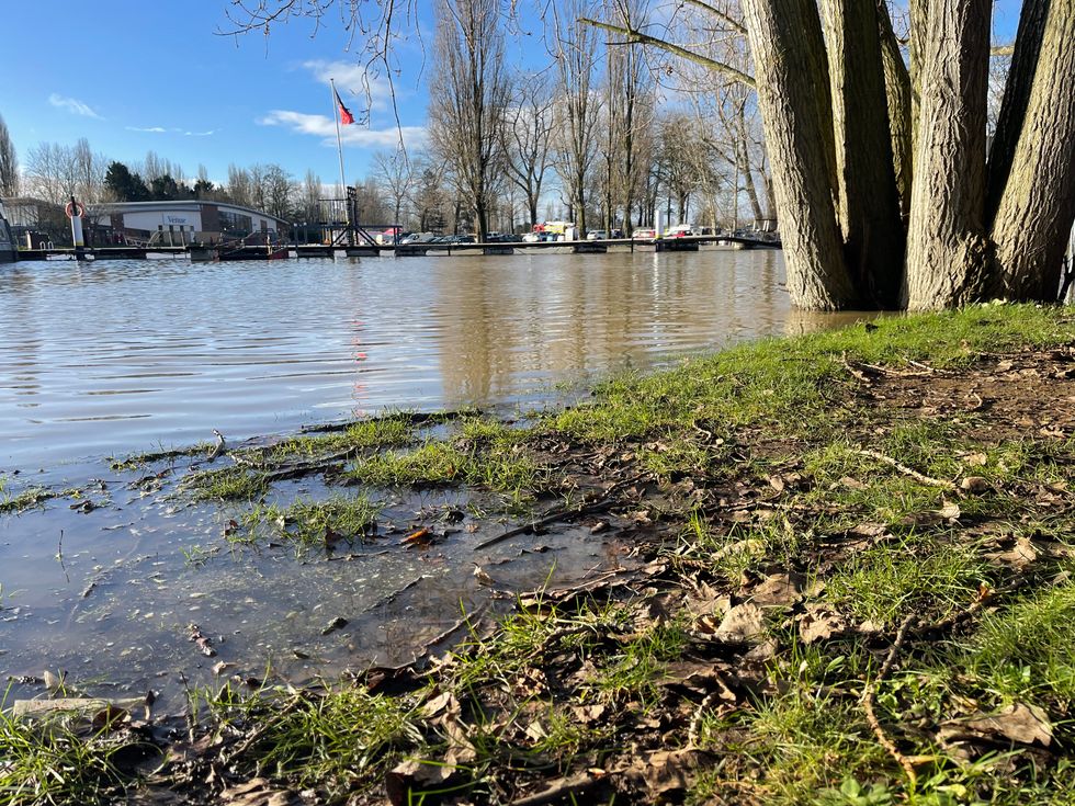 Floods at Billing Aquadrome