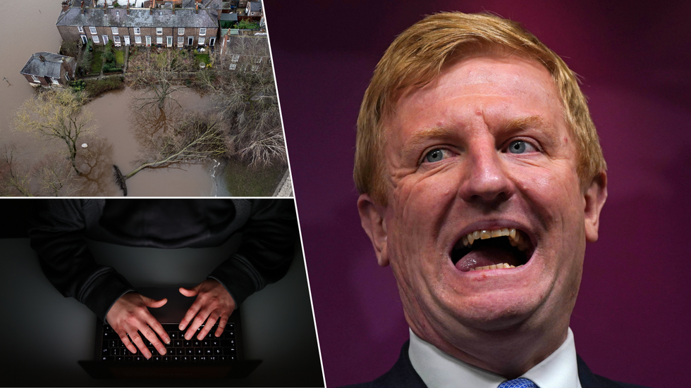 Floods/cybercrime stock image/Oliver Dowden