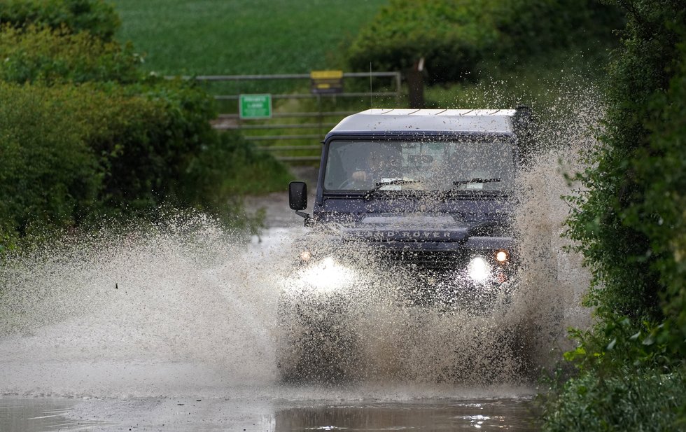 Floods have hit areas of southern England.