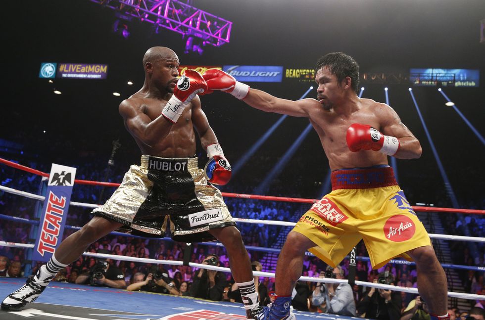 Floyd Mayweather and Manny Pacquiao