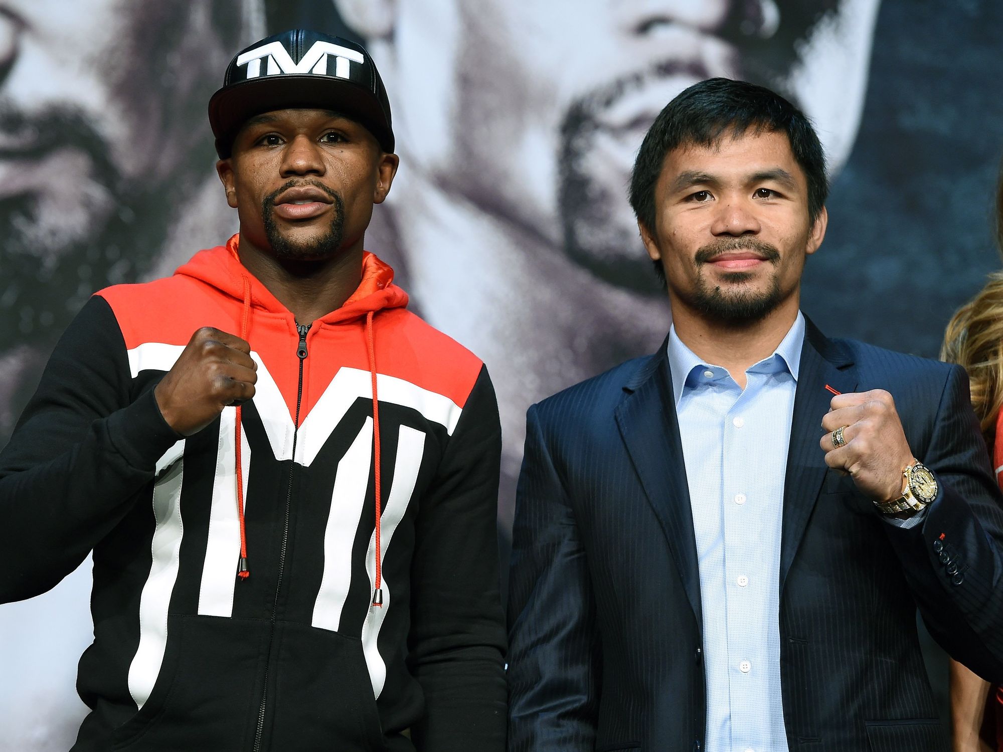 Floyd Mayweather and Manny Pacquiao