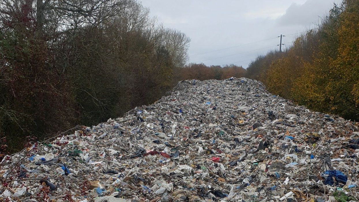 Fly tipped river of waster in Kidlington