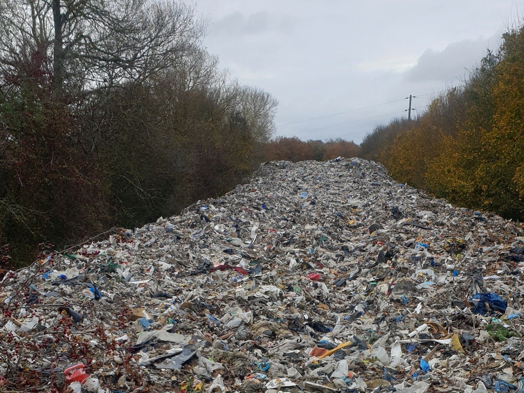 Fly tipped river of waster in Kidlington