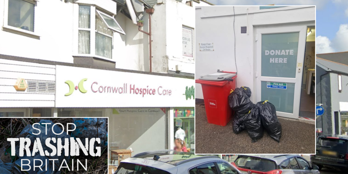 NextImg:Charity shop forced to pay after serial fly-tippers dump black bags filled with stinking food waste outside store: 'It's not fair!'