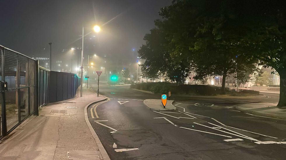 Fog on the Isle of Dogs