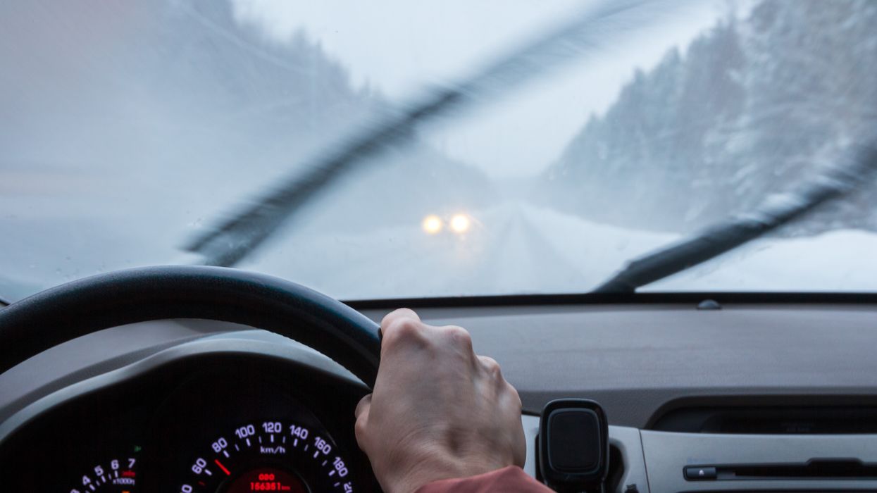 Foggy car windscreen
