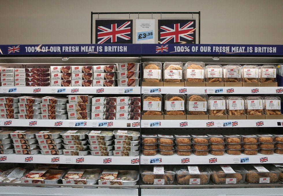 Food shelves UK
