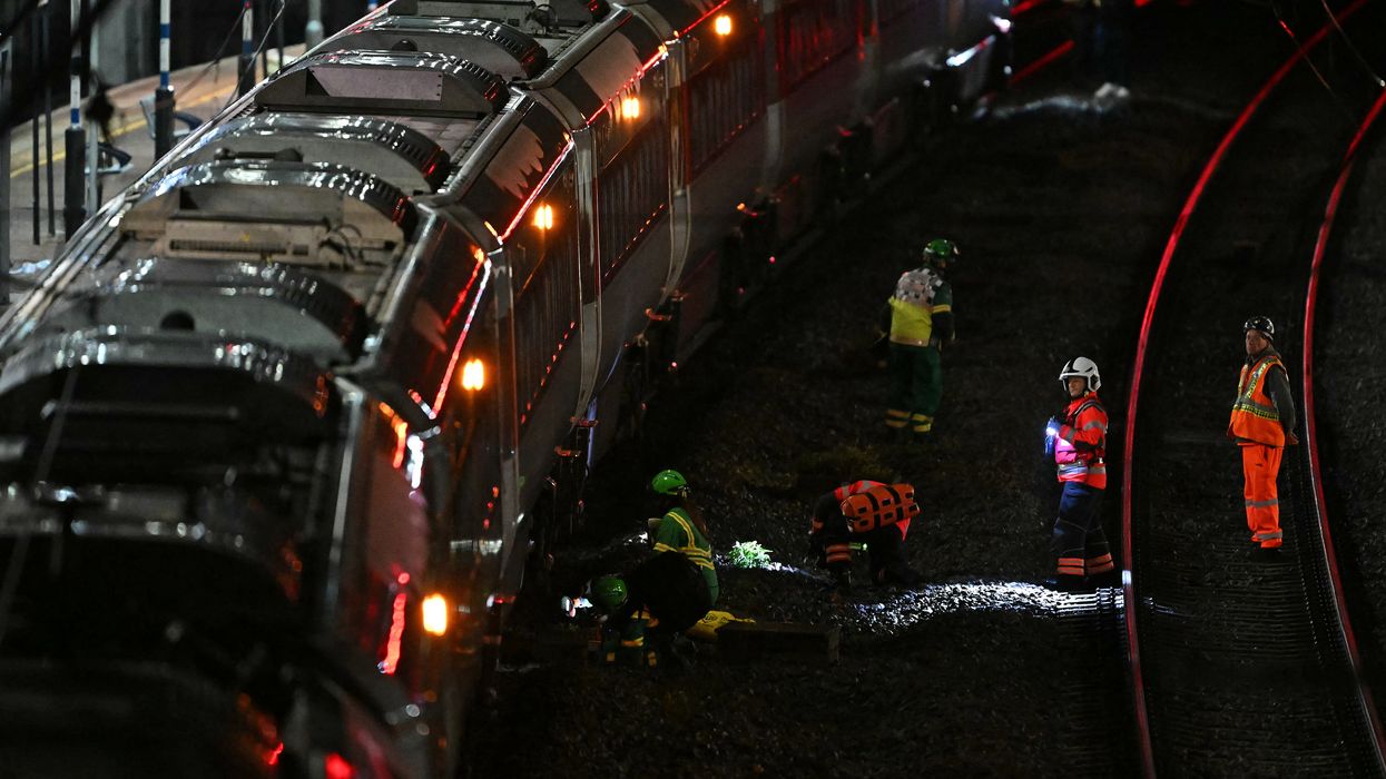 Footage from the scene in Huntingdon