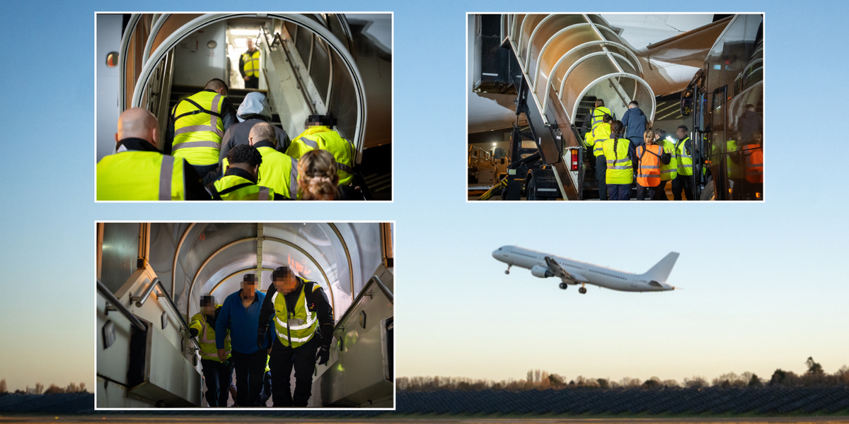 NextImg:Nearly 20,000 illegal migrants deported under Labour as images of expulsions released for FIRST TIME ever
