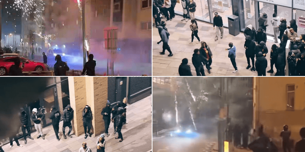 ‘Violent disorder’ erupts in Second City as mobs of youths hurl fireworks at police ‘Violent disorder’ erupts in Second City as mobs of youths hurl fireworks at police