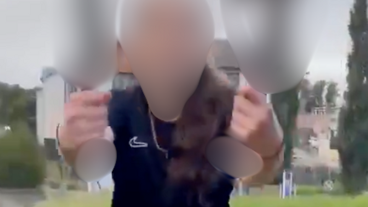 Footage of the incident was shared across social media