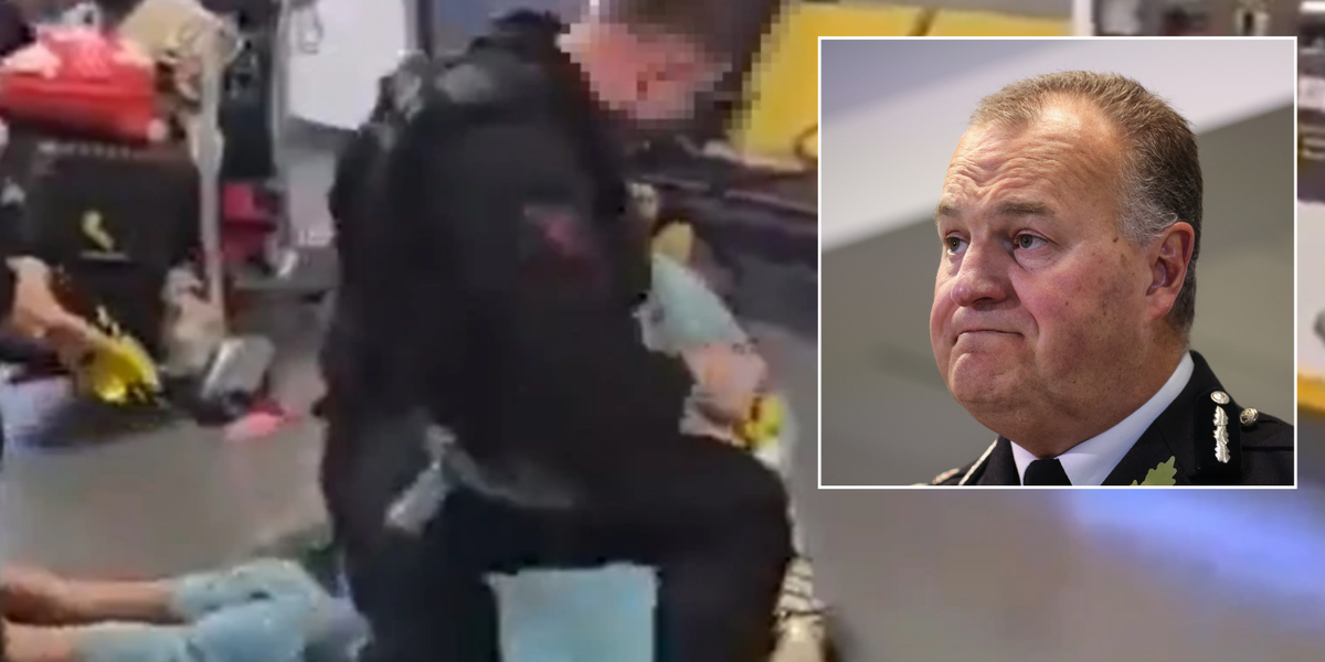 NextImg:Manchester Police chief issues statement on stamp video and says only 'some communities' were 'shocked' by incident