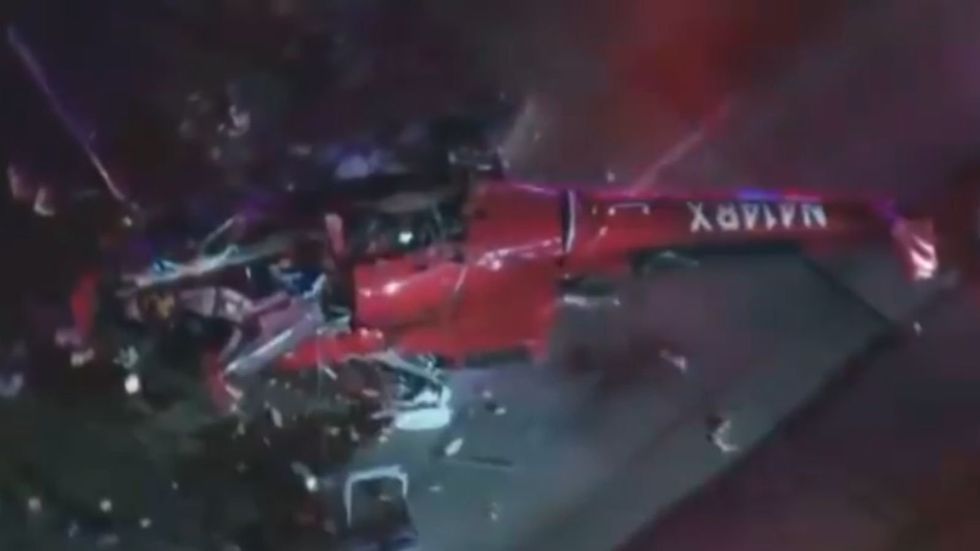 Footage of the incident