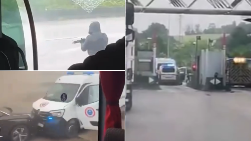 Footage of the incident