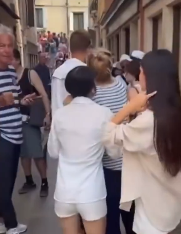 Footage of the incident