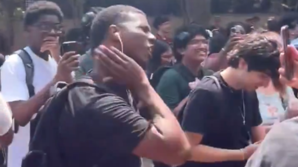 Footage of the incident