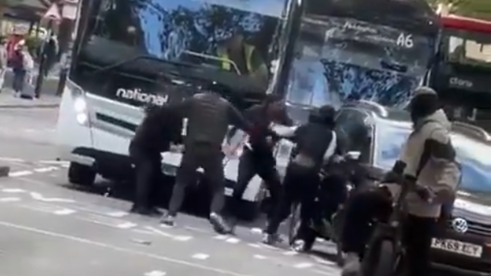 Footage of the incident