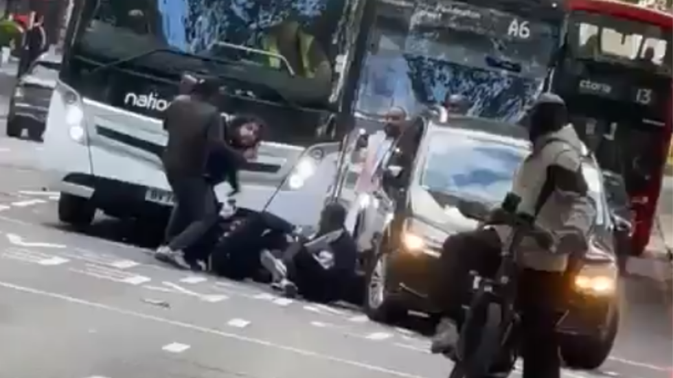 Footage of the incident