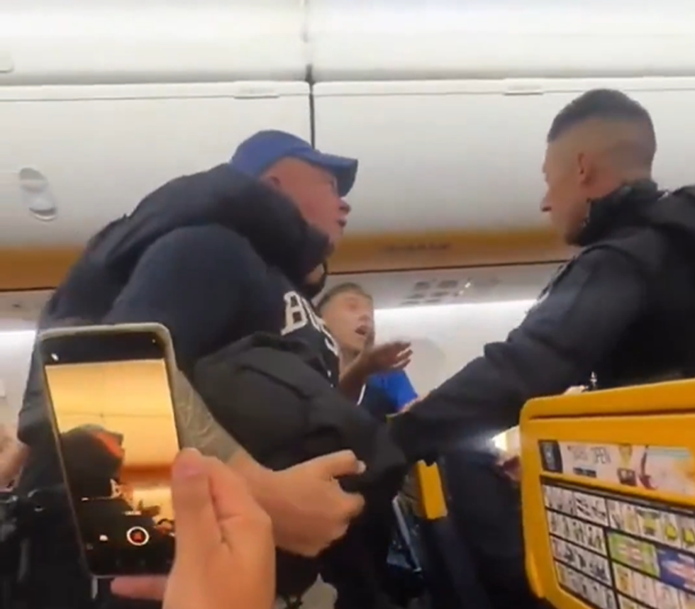 Footage of the incident