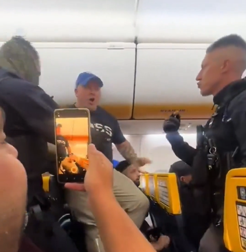 Footage of the incident
