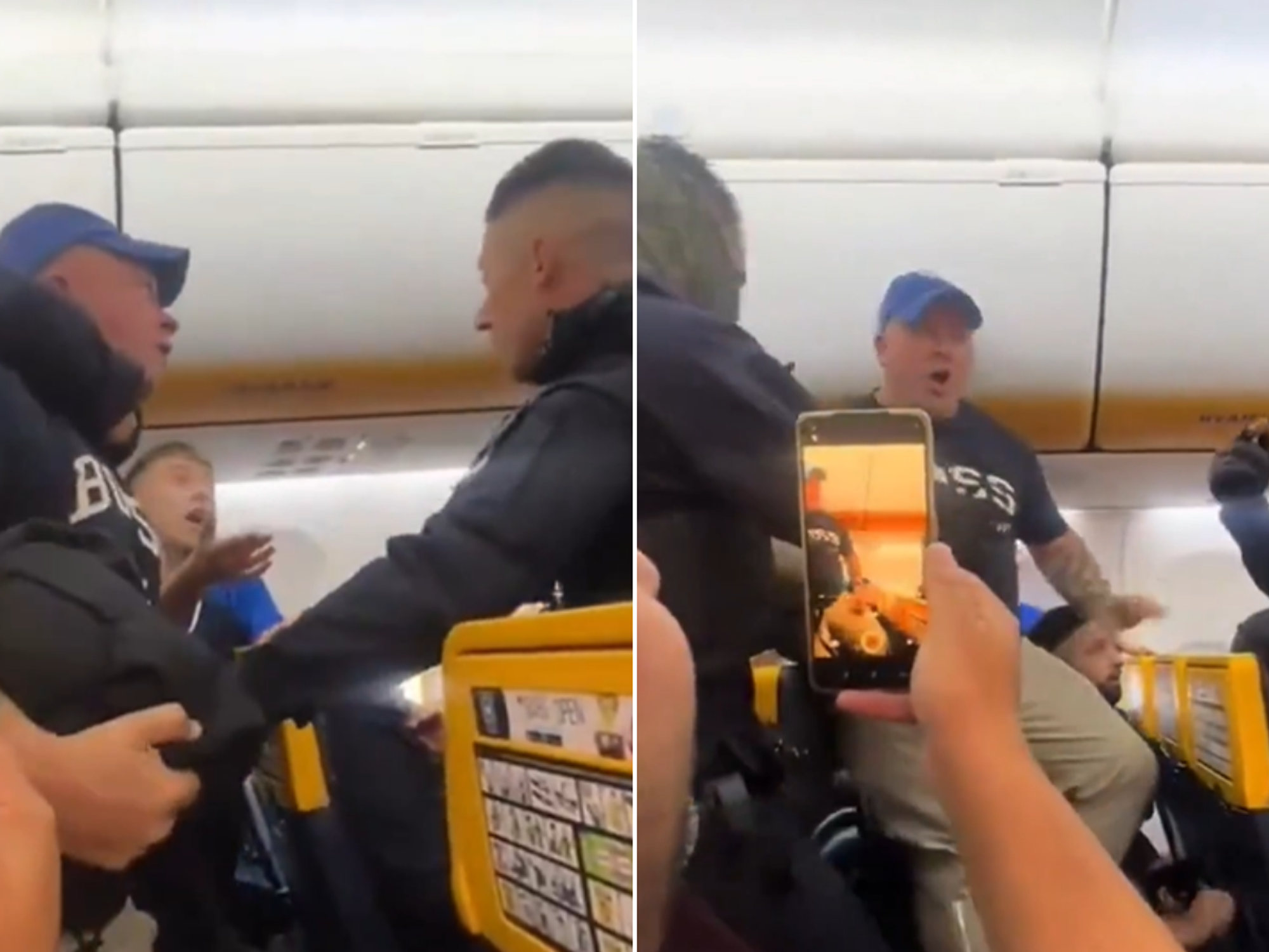 Footage of the incident