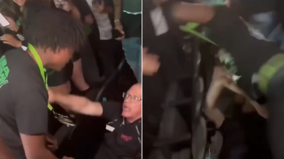 Footage of the incident