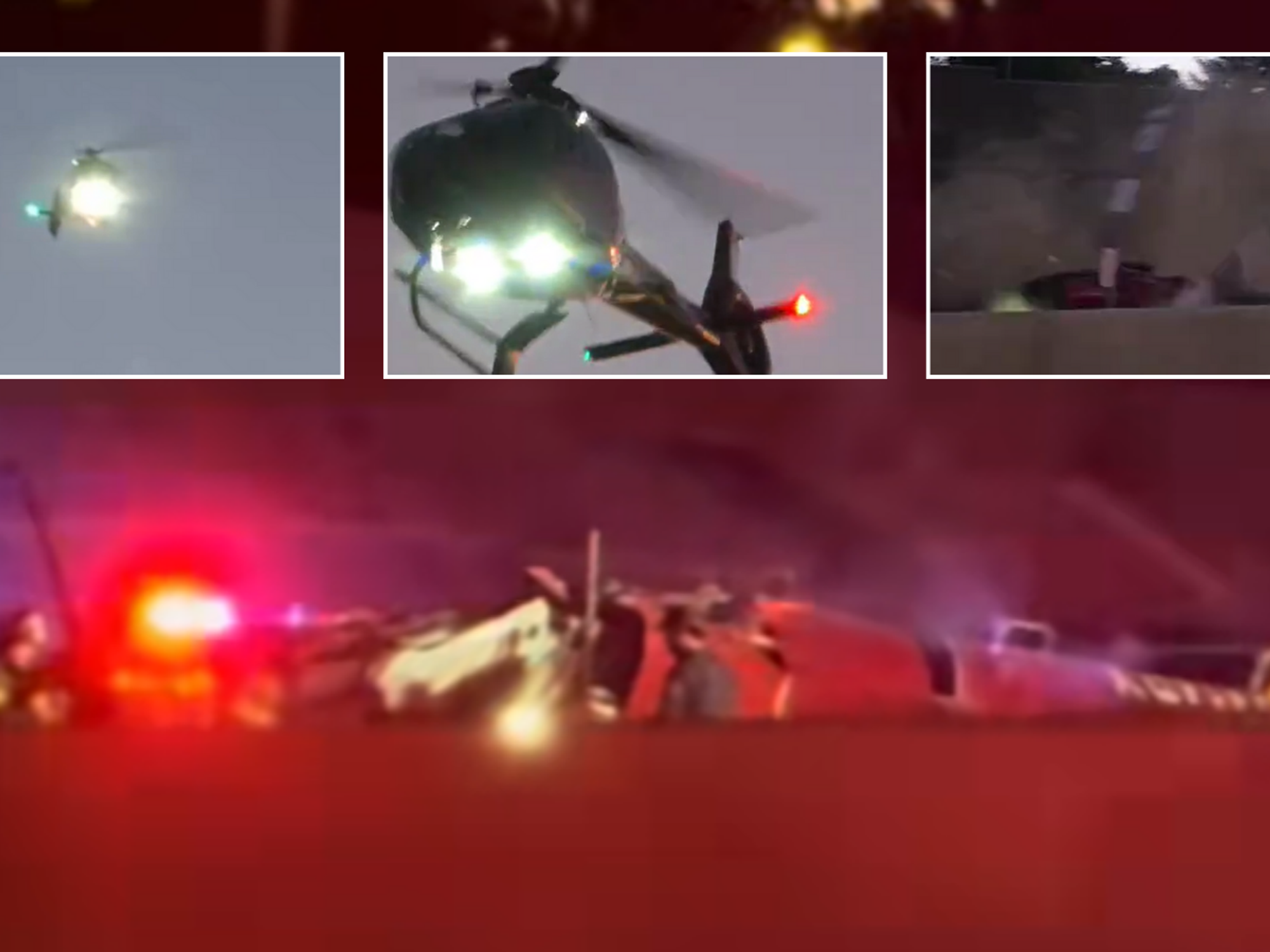 Footage of the incident