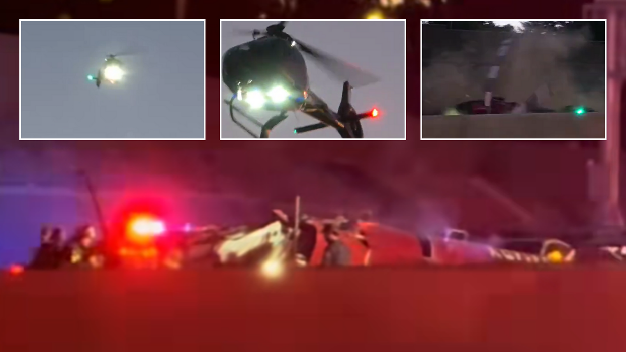 Footage of the incident