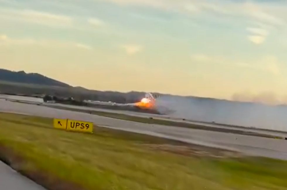 Footage of the incident