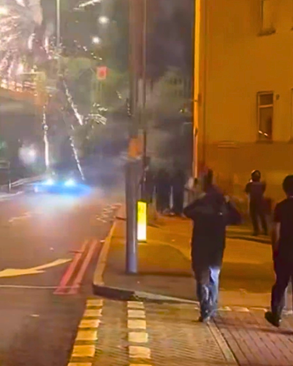 Footage of the incident