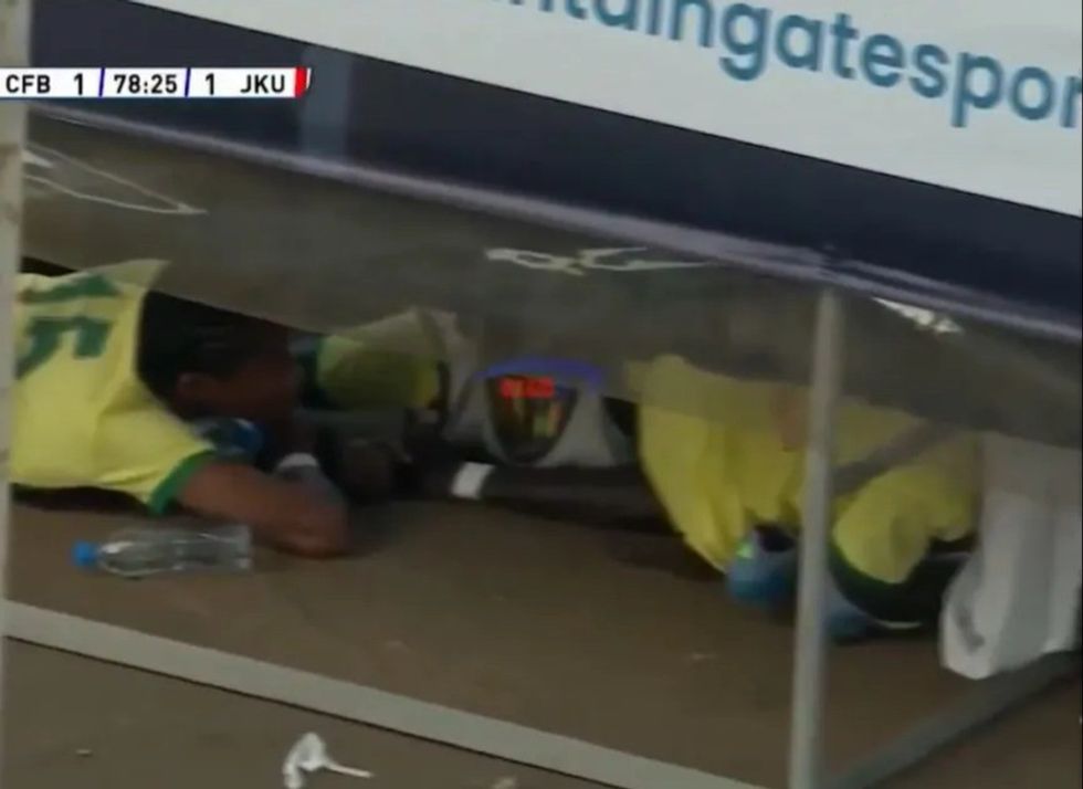 Football match suspended