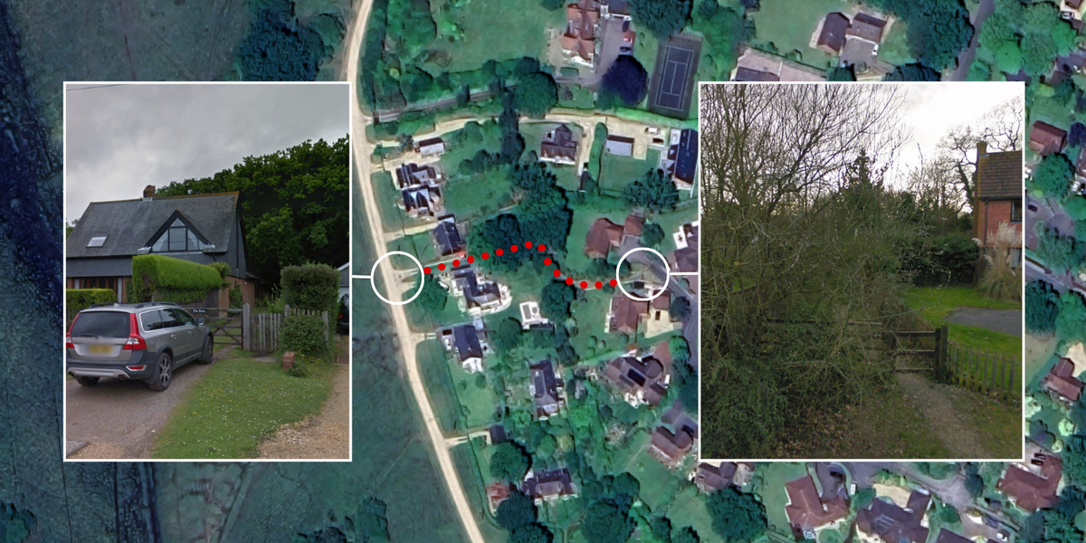 NextImg:Neighbours from hell trying to close off footpath near their home leaving locals fuming