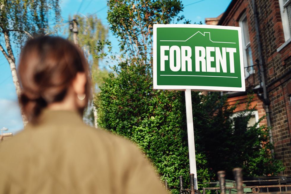 For rent sign